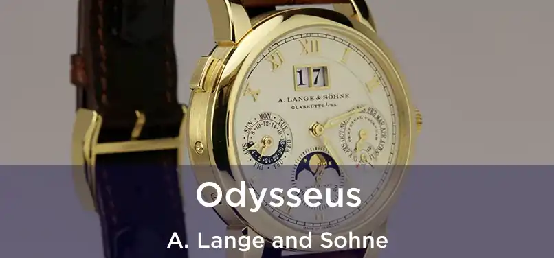  Odysseus A. Lange and Sohne